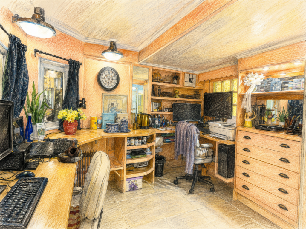 Appartemnt d’artiste type maison