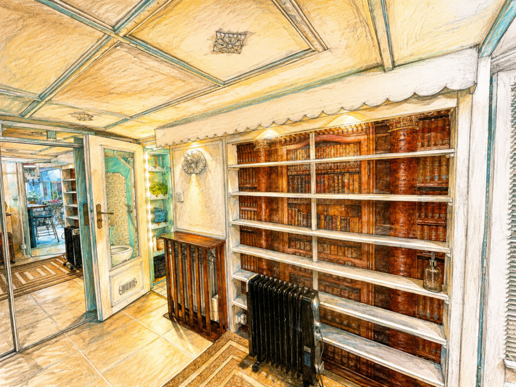 Appartemnt d’artiste type maison